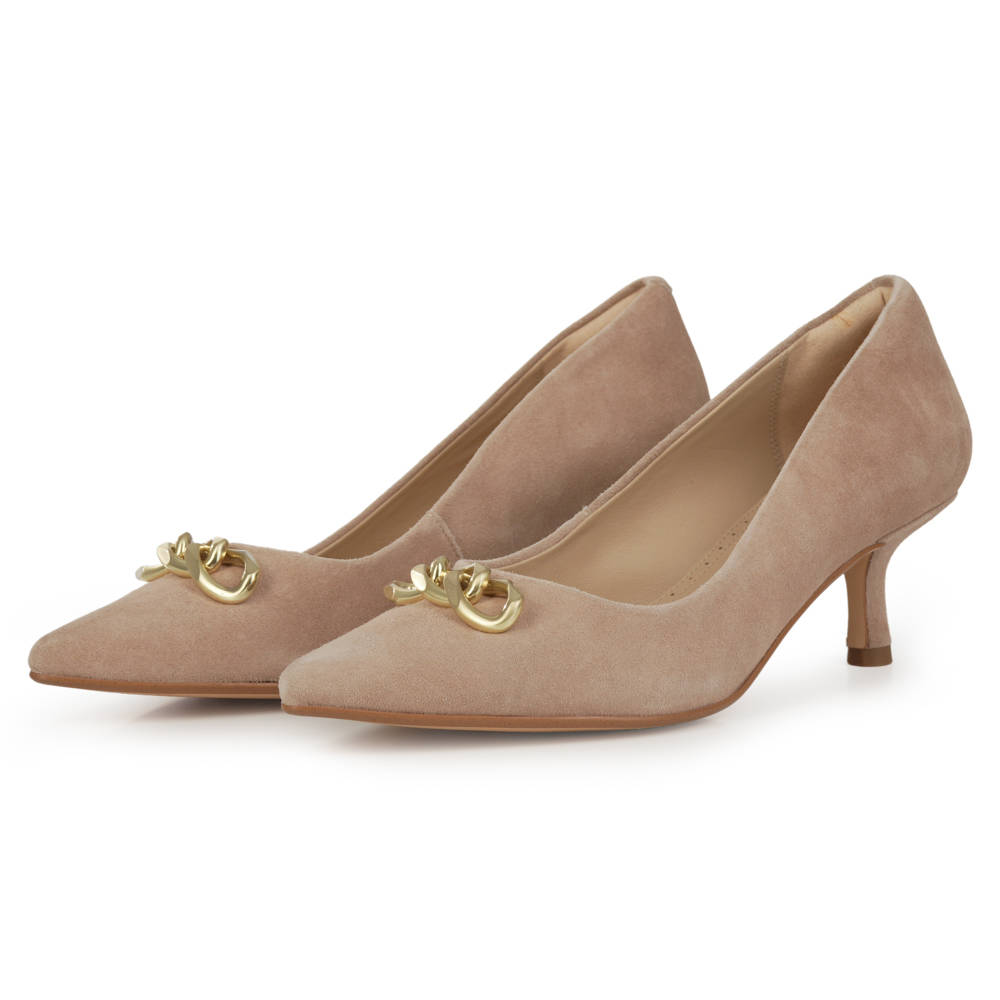 Image of 
            Clarks - Clarks Violet55 Trim 26168630 - CL.PRALINE SUEDE